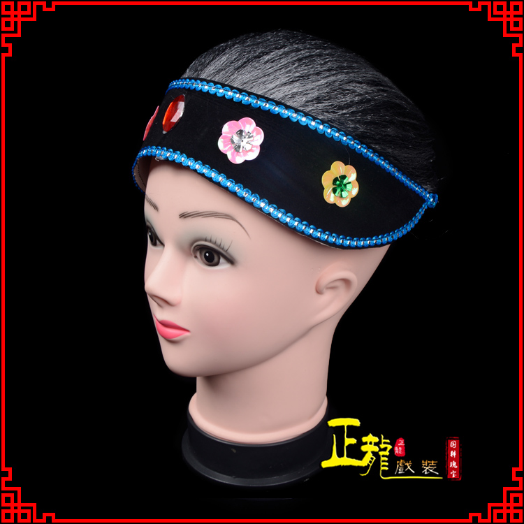 琼山老旦媒婆穷老太婆假发套 老旦头套