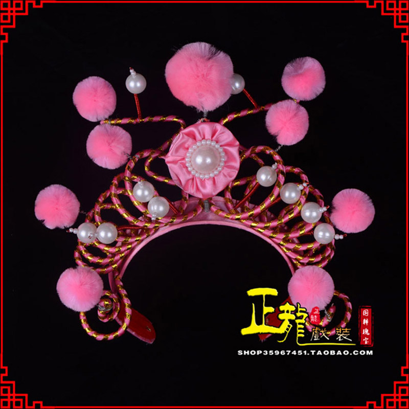 琼山穆桂英花木兰盔帽 女兵额子