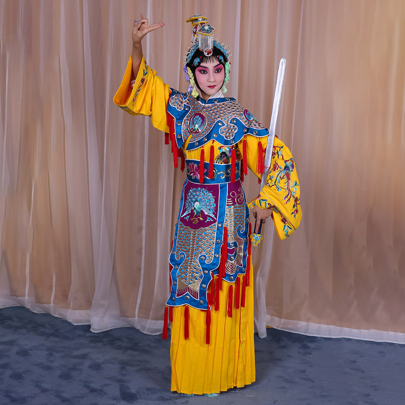 琼山霸王别姬虞姬服 软绉别姬服