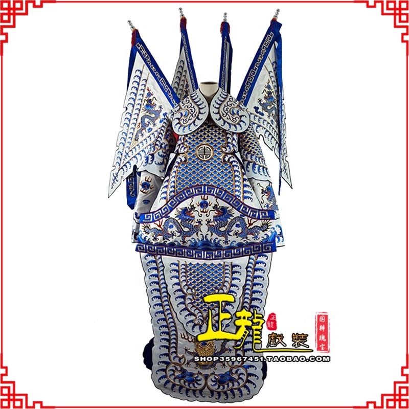 琼山武生武将大靠祥龙勾金